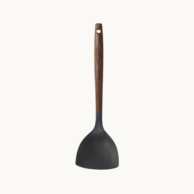 SCANPAN WOKSPATEL 31 CM SILIKONE/ASKETRÆ