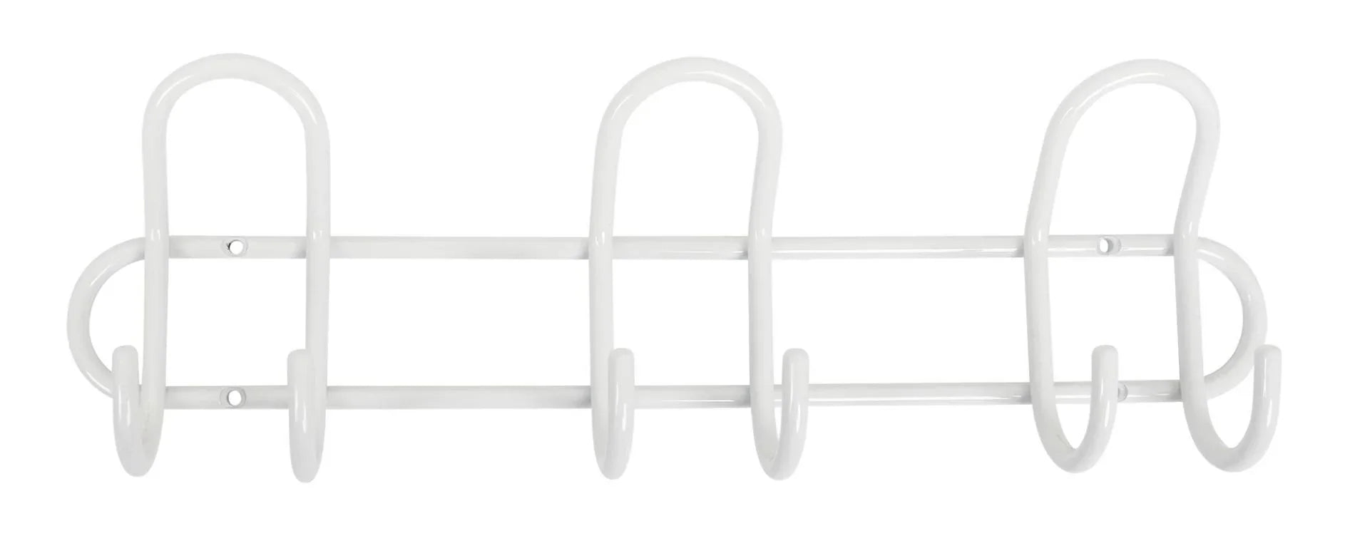 KNAGERÆKKE HVID M/3 KNAGER