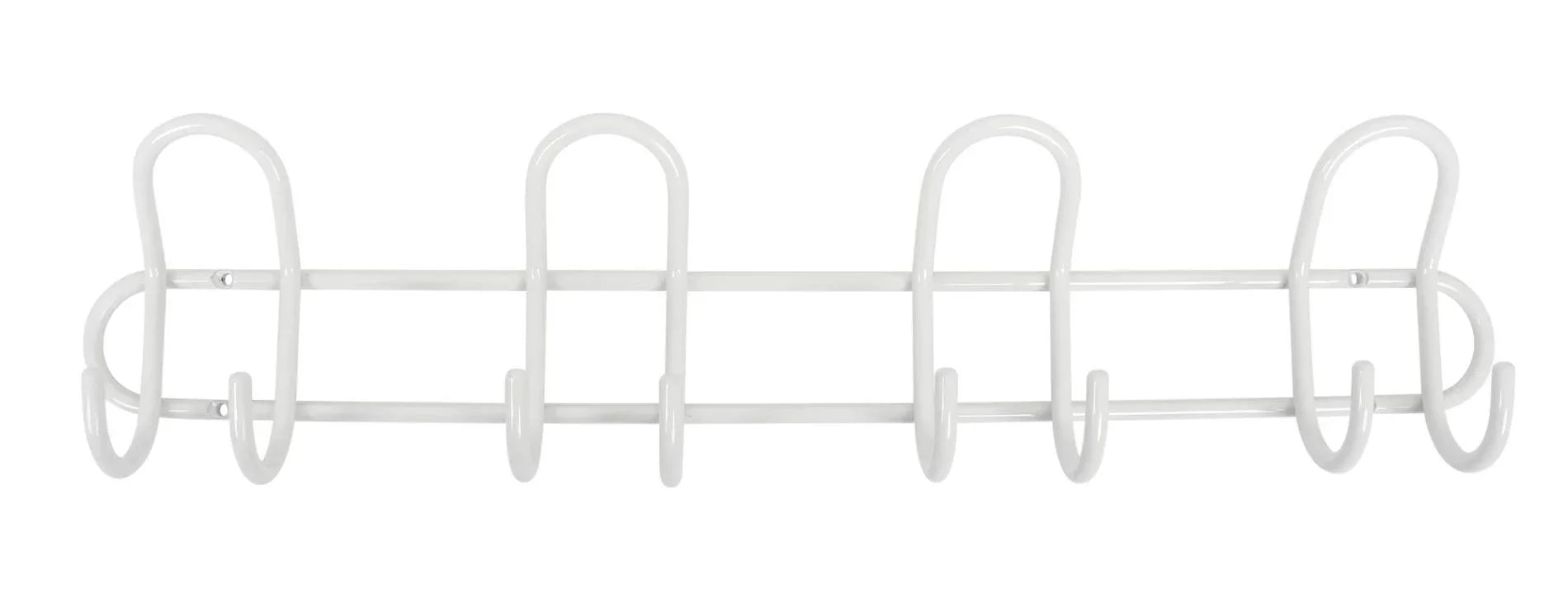 KNAGERÆKKE HVID M/4 KNAGER