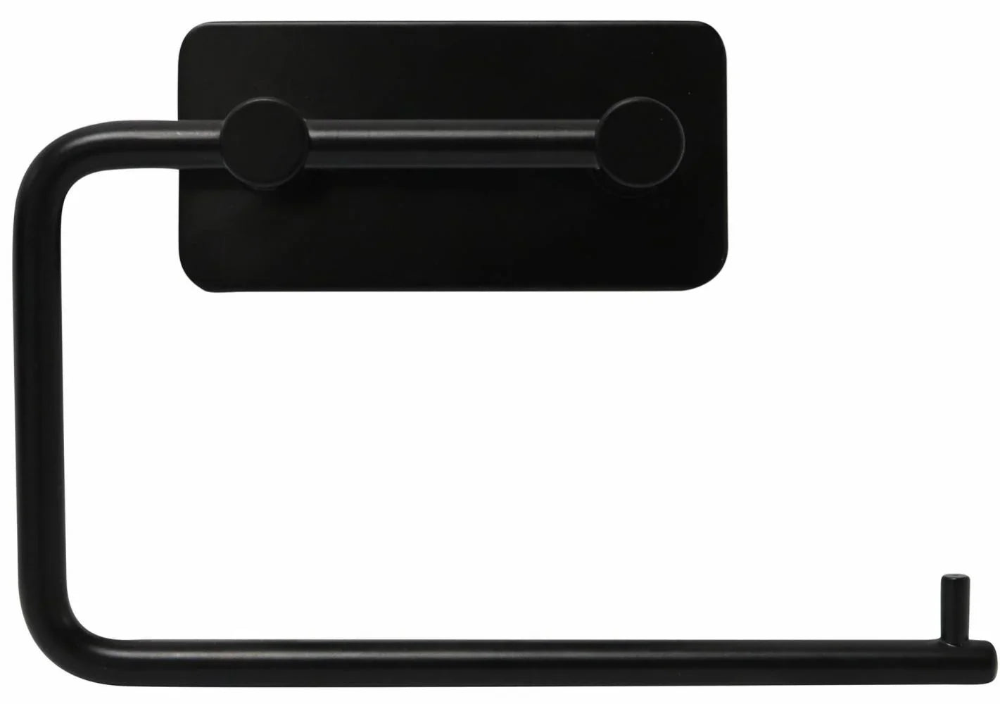 TOILETRULLEHOLDER SORT M/SELVKLÆB