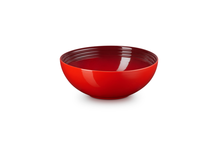 LE CREUSET SERV.SKÅL 24 CM Ø/2,2 L RØD