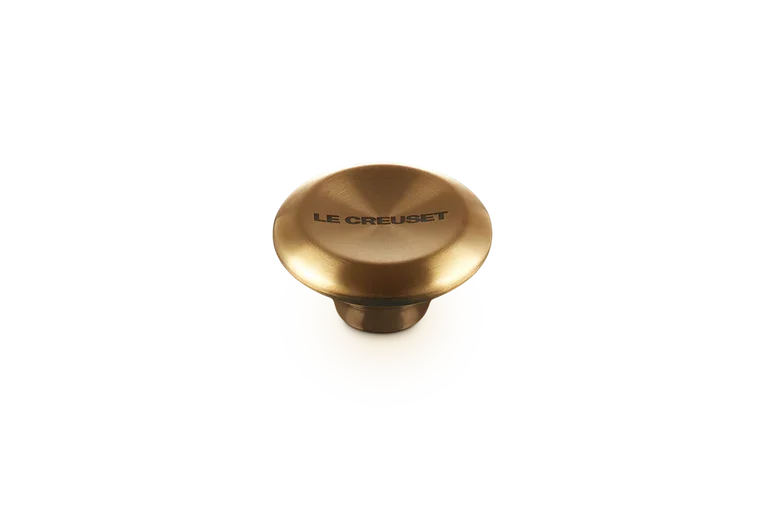 LE CREUSET STÅLKNOP 5,7 CM GULD