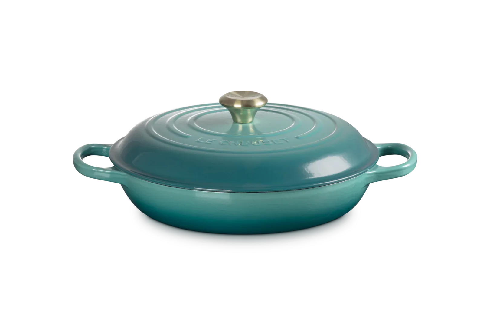 LE CREUSET BUFFETGRYDE 3,5 L 30 CM BLEU RIVIERA