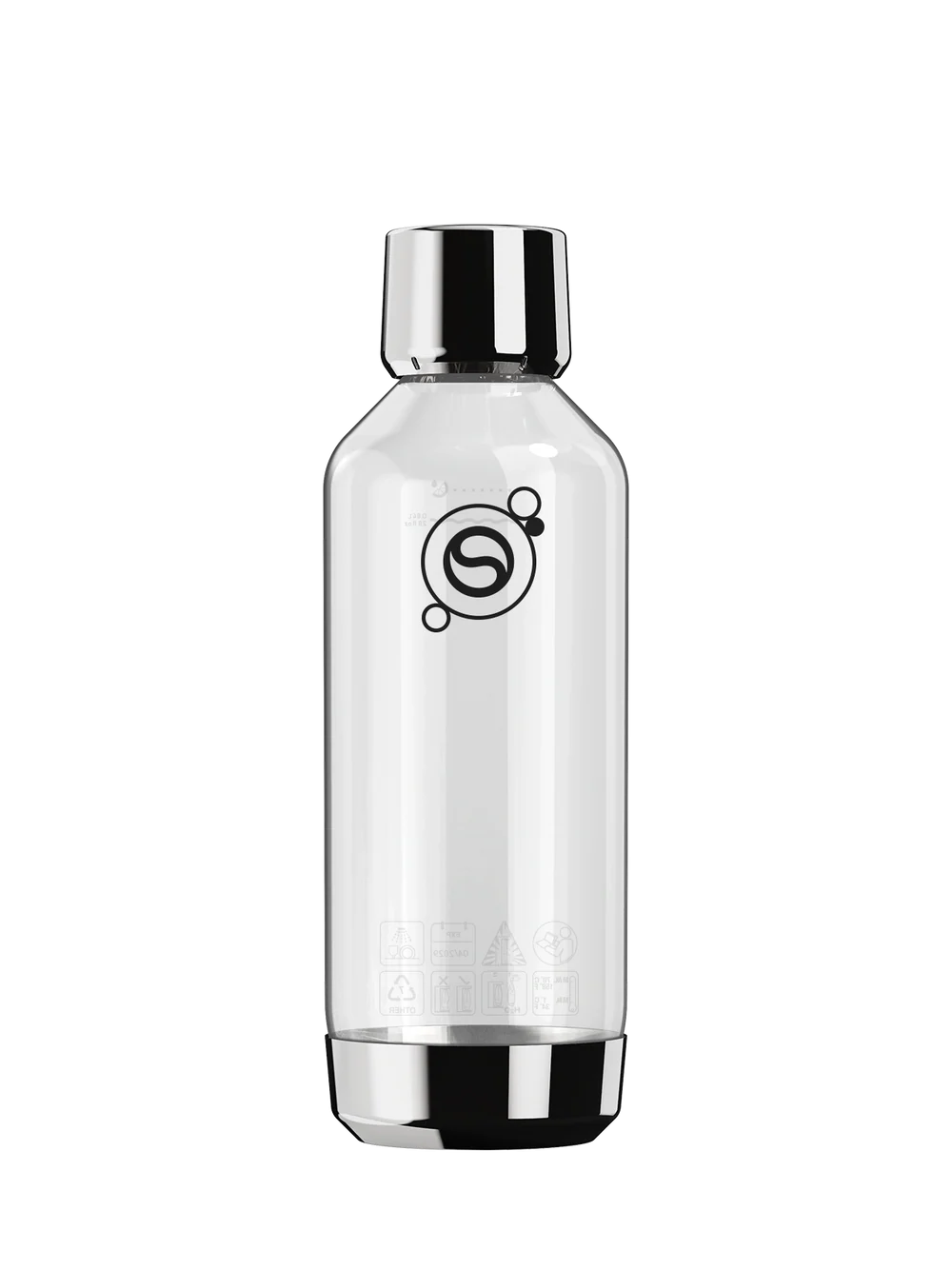 SODASTREAM FIZZ FLASKE 1 L STÅL AFTAGELIG BUND