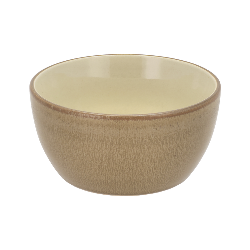 BITZ WOOD SKÅL 14CM SANDFARVET