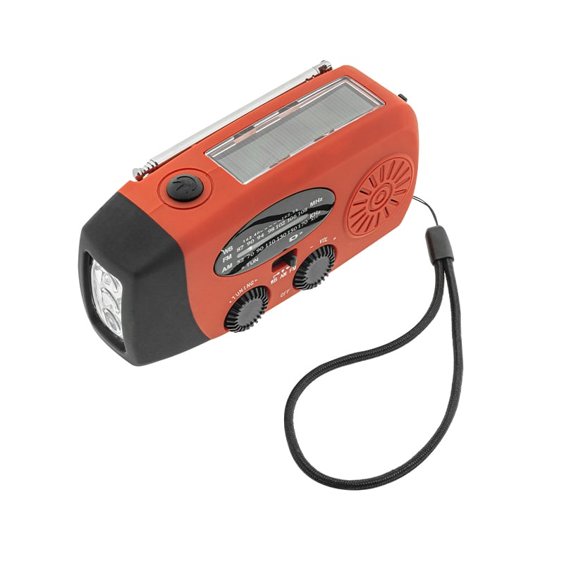 RADIO/POWERBANK/LYGTE M/SOLAR