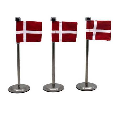 BORDFLAG 3-PAK DANNEBROG