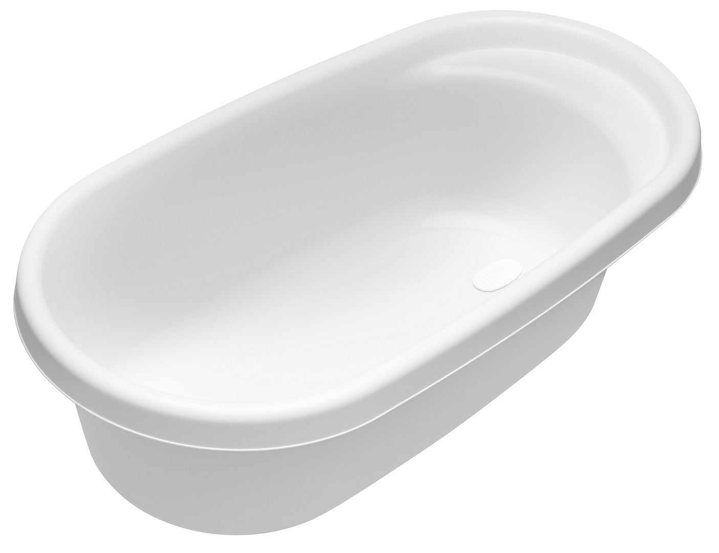 BABY BADEKAR 27 LTR M/PROP HVID PLAST