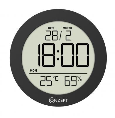 CONZEPT TERMO/HYGRO RUND SORT DIGITAL