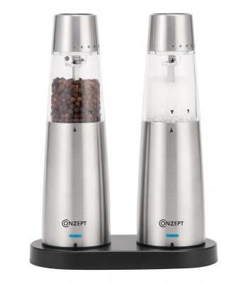 CONZEPT SALT&PEBER KVÆRNSÆT OPLADELIG STÅL