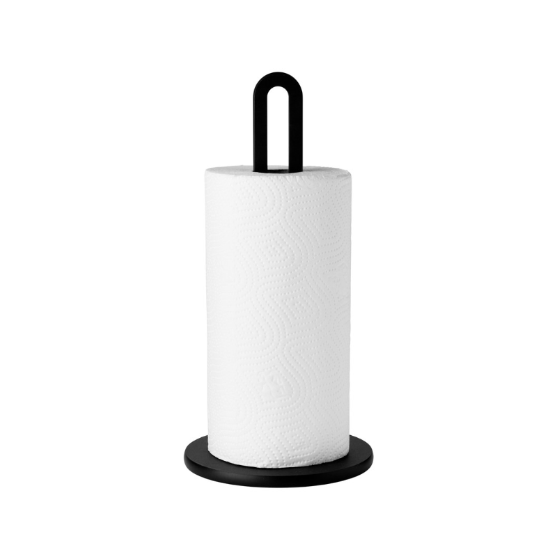 RIGTIG by STELTON SPIN-IT KØKKENRULLEHOLDER SORT