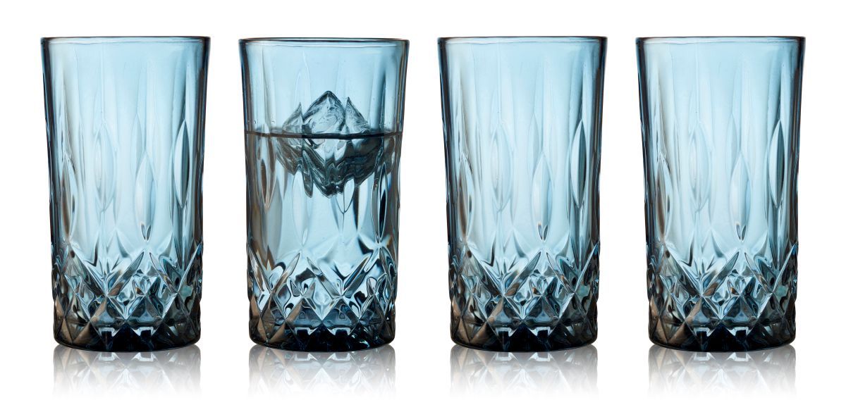 LYNGBY SORRENTO HIGHBALL 38 CL BLÅ 4-PAK