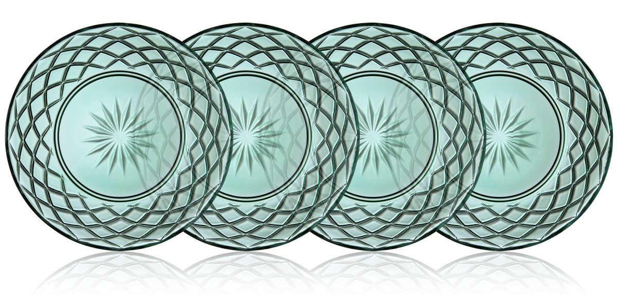 LYNGBY SORRENTO TALLERKEN 21 Ø GRØN 4-PAK