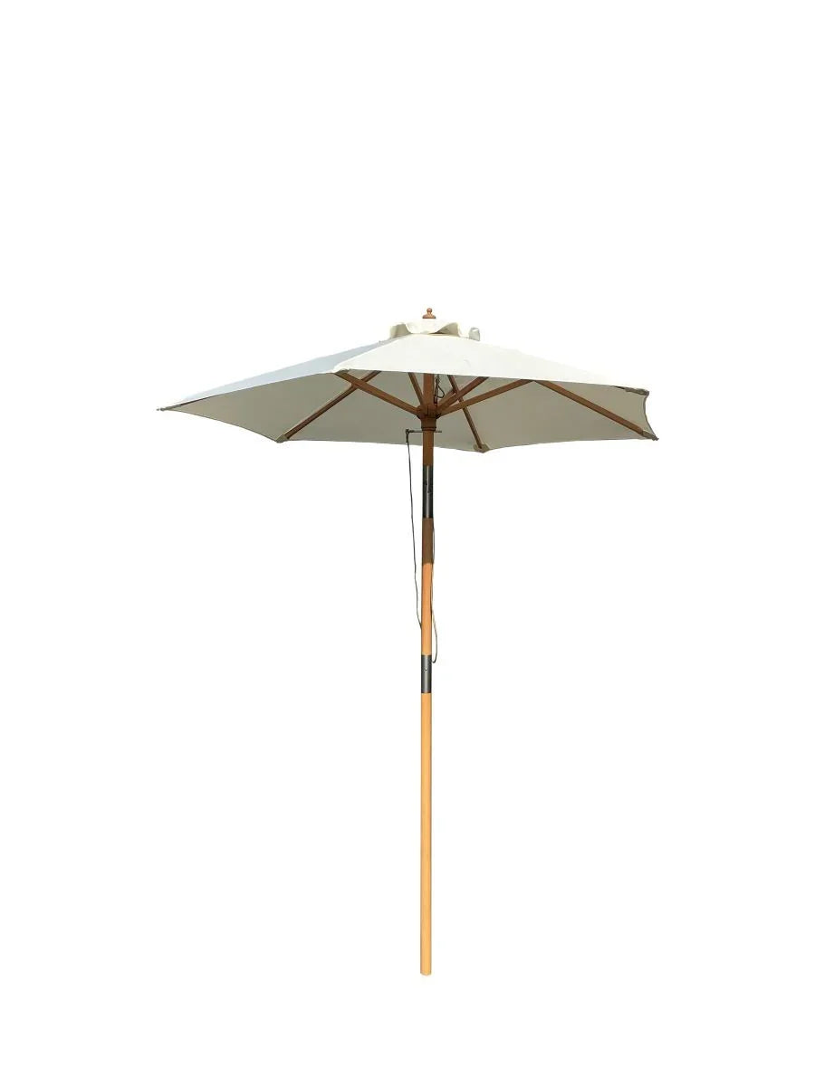 VENEDIG PARASOL TRÆ 1,8 Ø NATUR NR.17