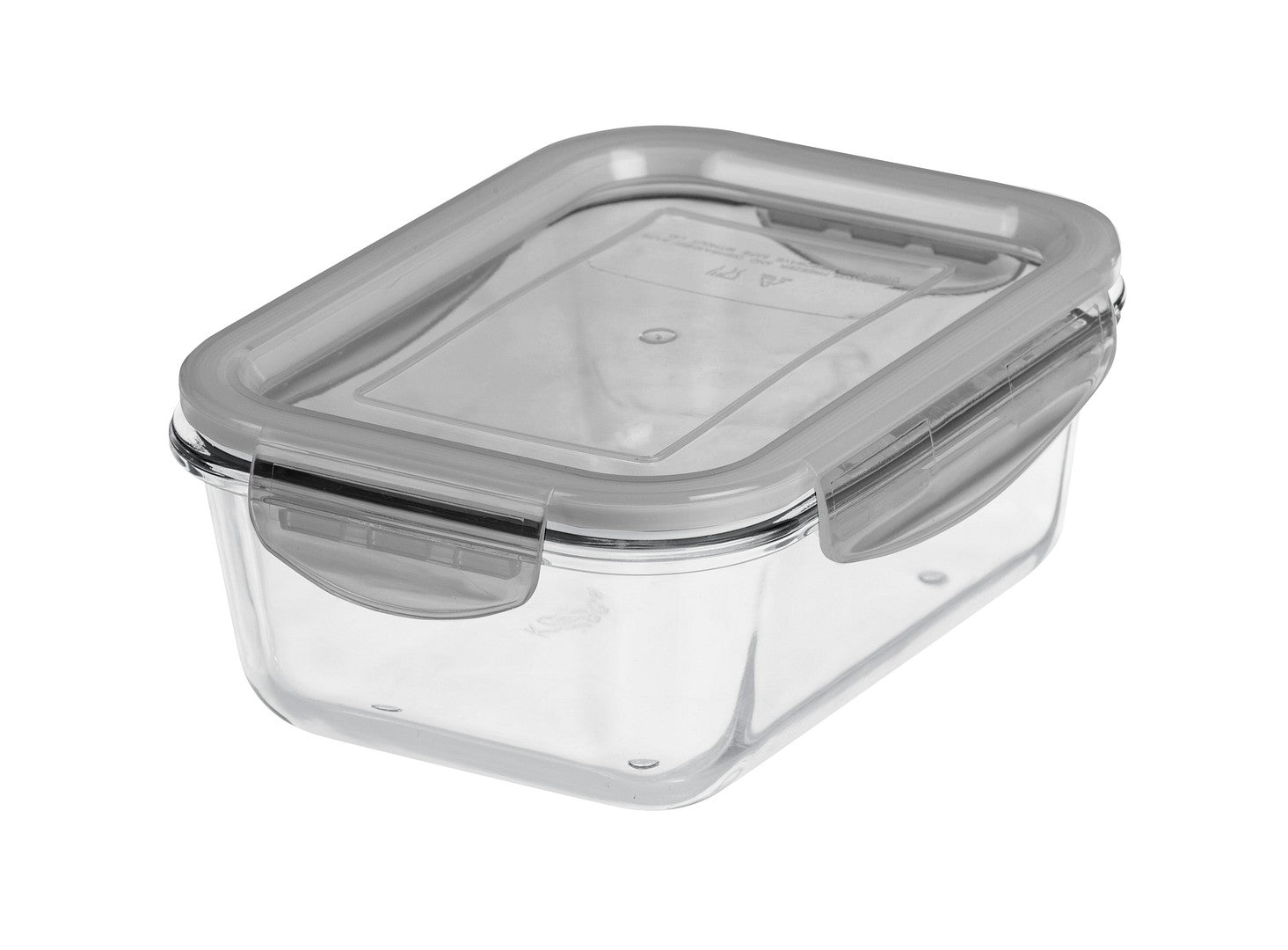 GASTROMAX GLASFAD M/PLASTLÅG 0,75 LTR