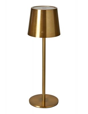 GENOPLAD. BORDLAMPE LED GULD 27,5 CM
