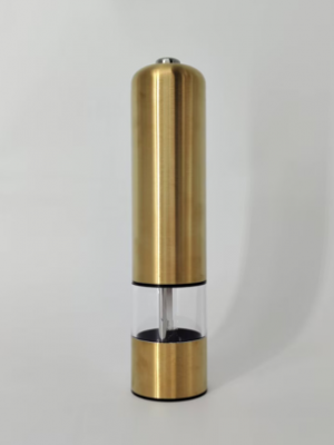 ELEKTRISK SALT/PEBER SÆT GULDFARVET STÅL