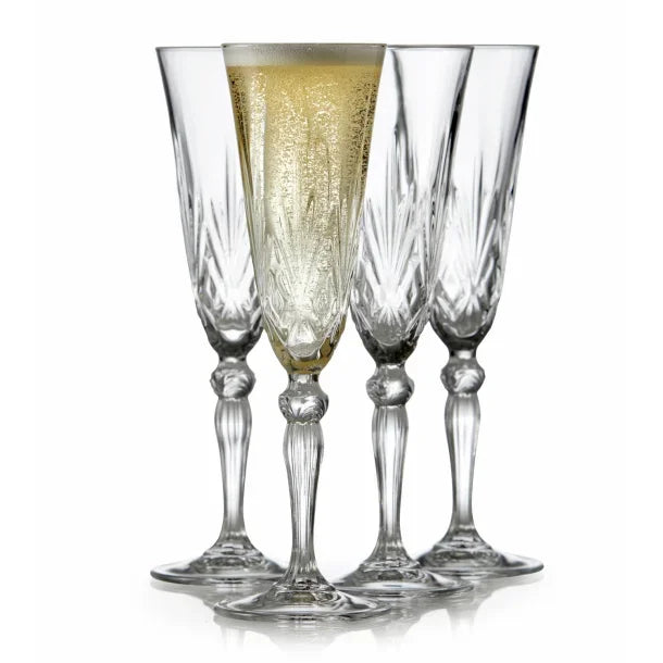 LYNGBY CHAMPAGNEGLAS 4-PAK MELODIA