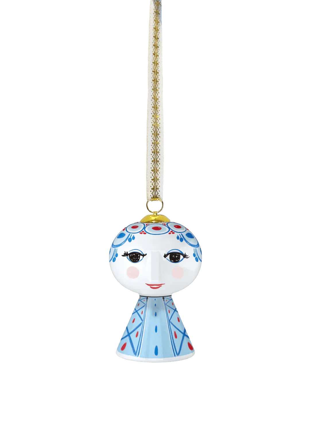 BJØRN WIINBLAD EVA JULEOPHÆNG BLÅ 7,5 CM