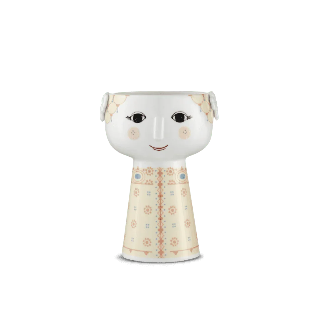 BJØRN WIINBLAD EVA VASE 15 CM GUL