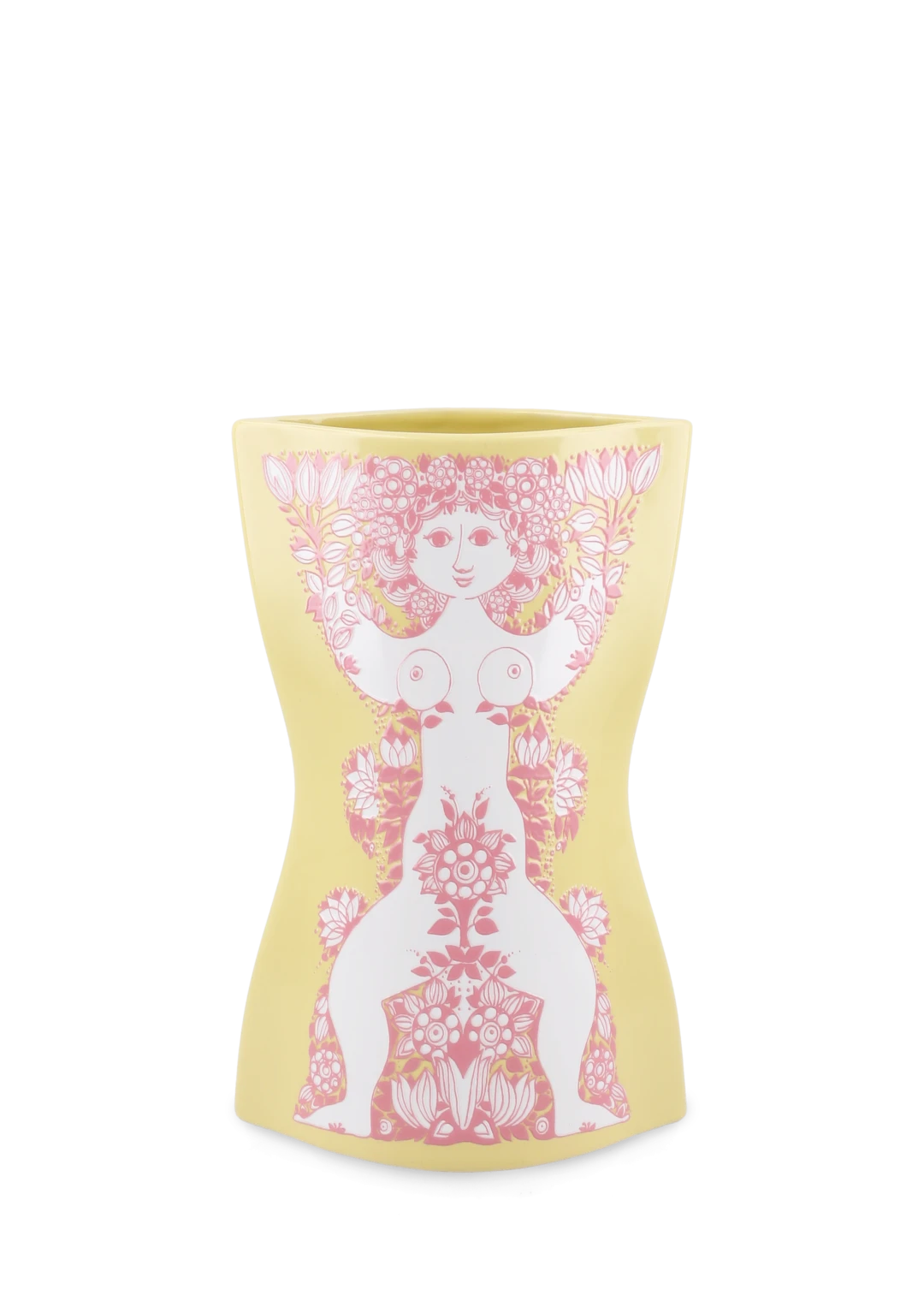 BJØRN WIINBLAD VASE NINA 22 CM GUL