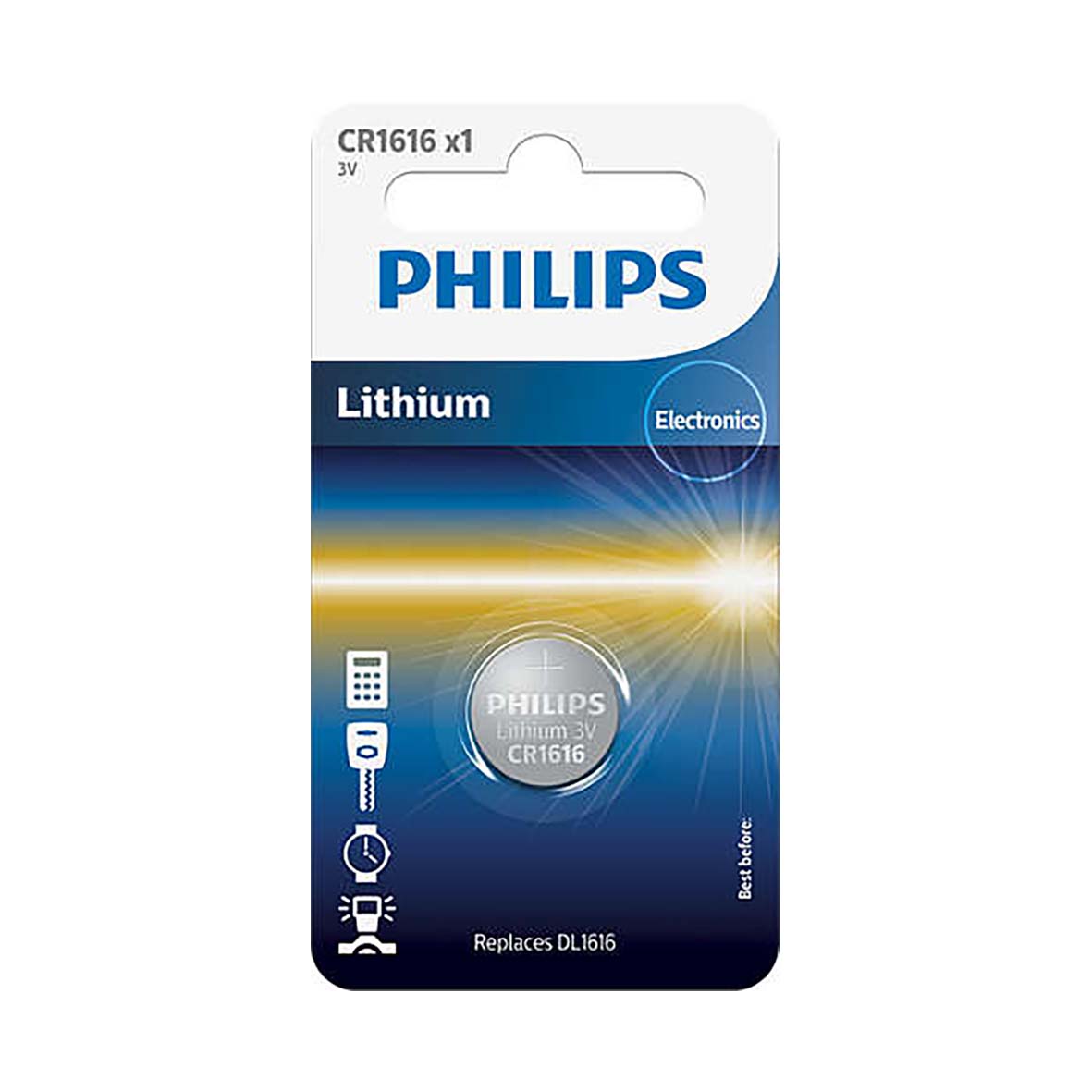 BATTERI CR1616 PHILIPS