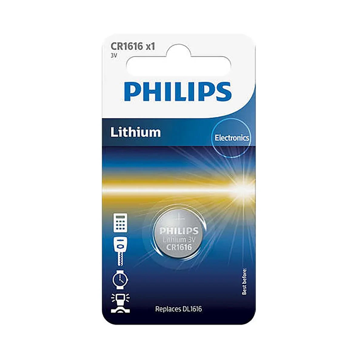 BATTERI CR1616 PHILIPS