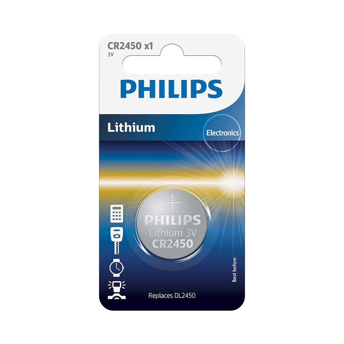 BATTERI CR2450 PHILIPS