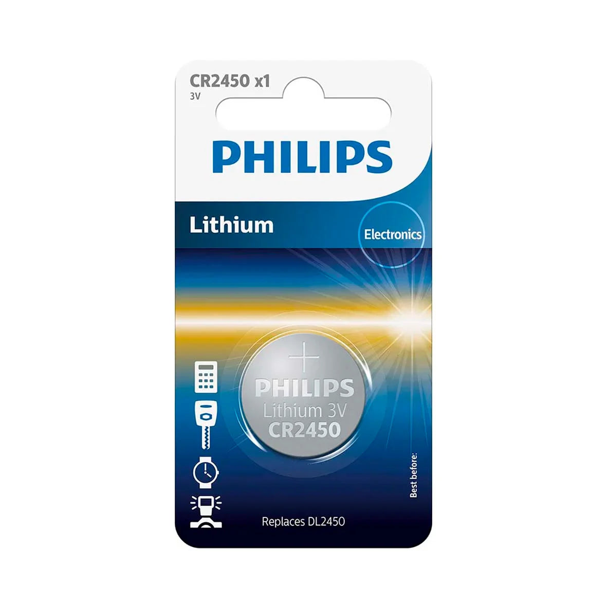 BATTERI CR2450 PHILIPS