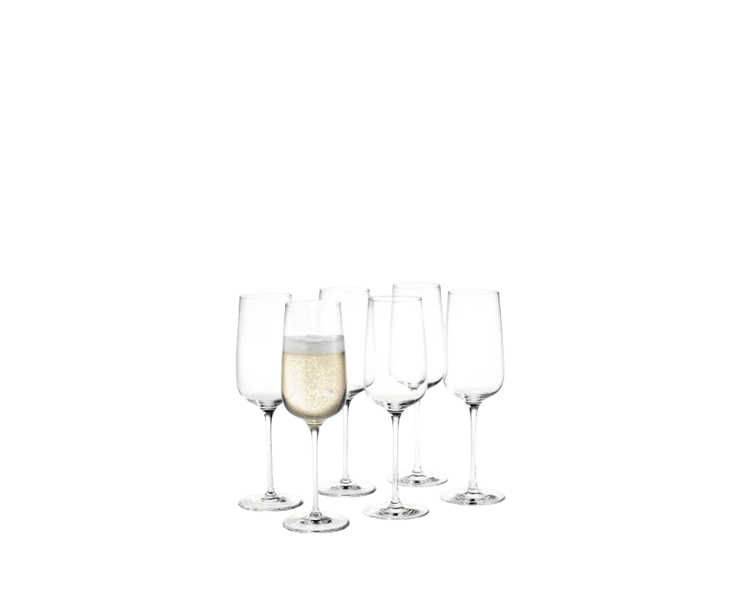 HOLMEGAARD BOUQUET CHAMPAGNEGLAS 29 CL 6-PAK