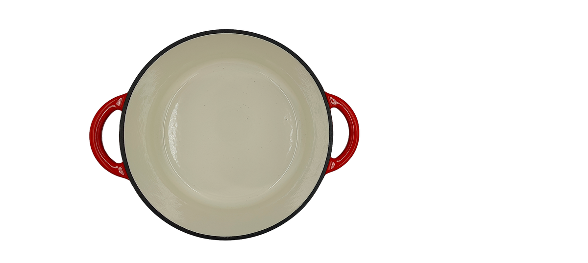 CONZEPT STØBEJERN RØD GRYDE 3,85 LTR 24 CM Ø