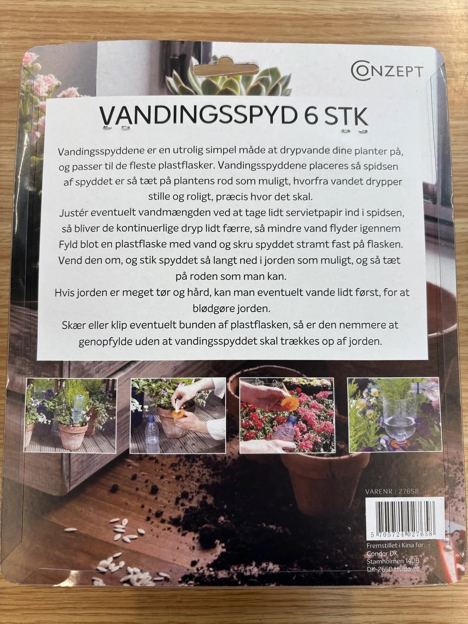 CONZEPT VANDINGSSPYD 6 STK