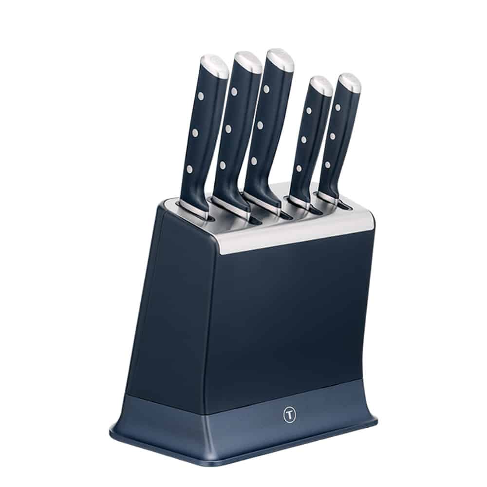 TEFAL EVERSHARP KNIVBLOK MED 5 KNIVE