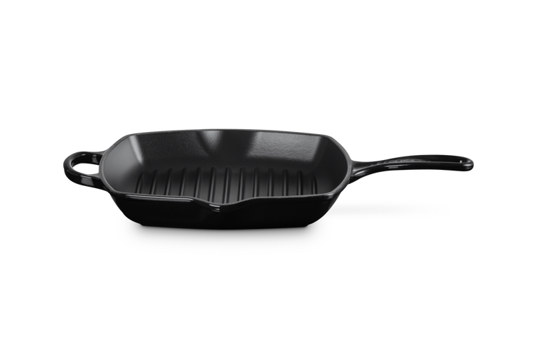 LE CREUSET GRILLPANDE 26X26 MAT SORT