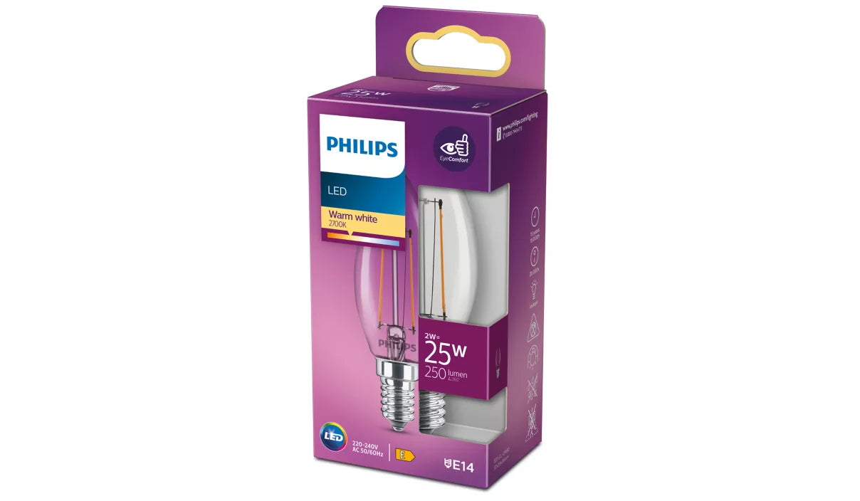 LED KERTE KLAR 25W E14