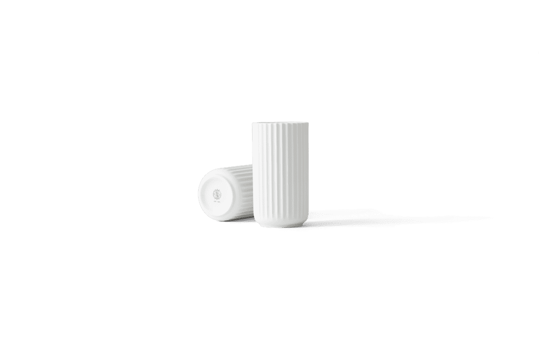 LYNGBY VASE 15 CM HVID