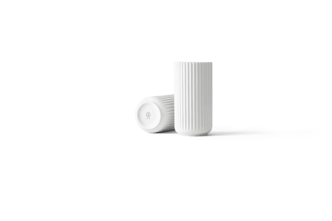 LYNGBY VASE 20 CM HVID