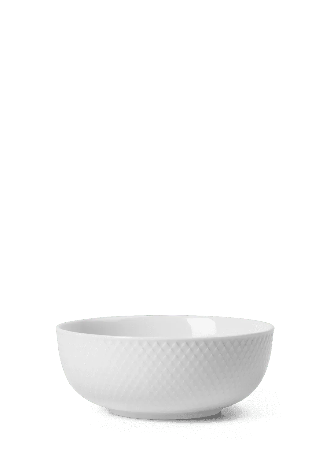 RHOMBE SKÅL 15,5 CM HVID
