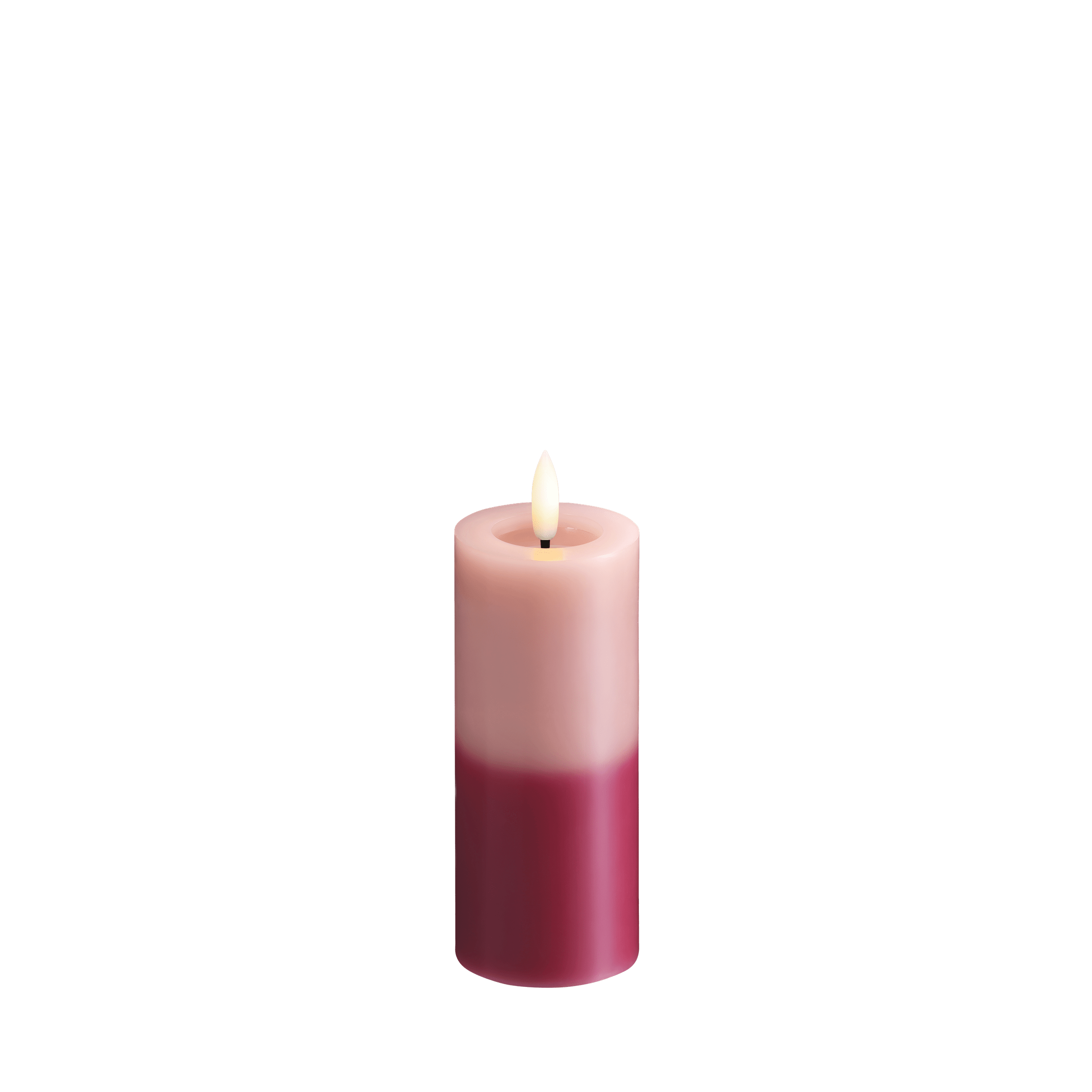 MOODS&MORE BLOKLYS ROSA 2-FARVET 4,9 Ø 12,5 H