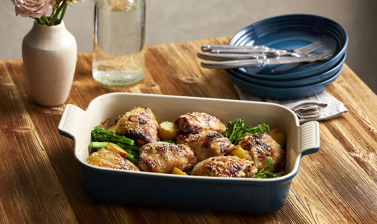 LC FAD 26X19 CM 2,4 L DEEP TEAL BLÅGRØN