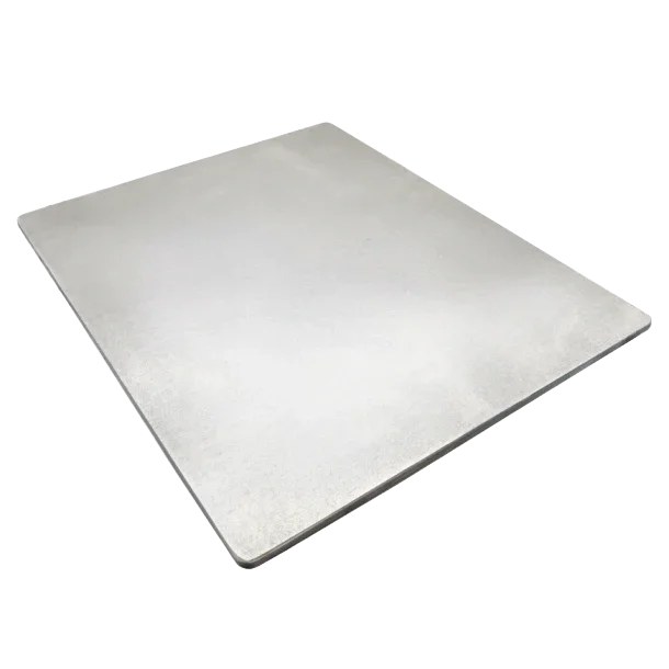 Rectangular baking stone, 6mm thick, for oven and kitchen use