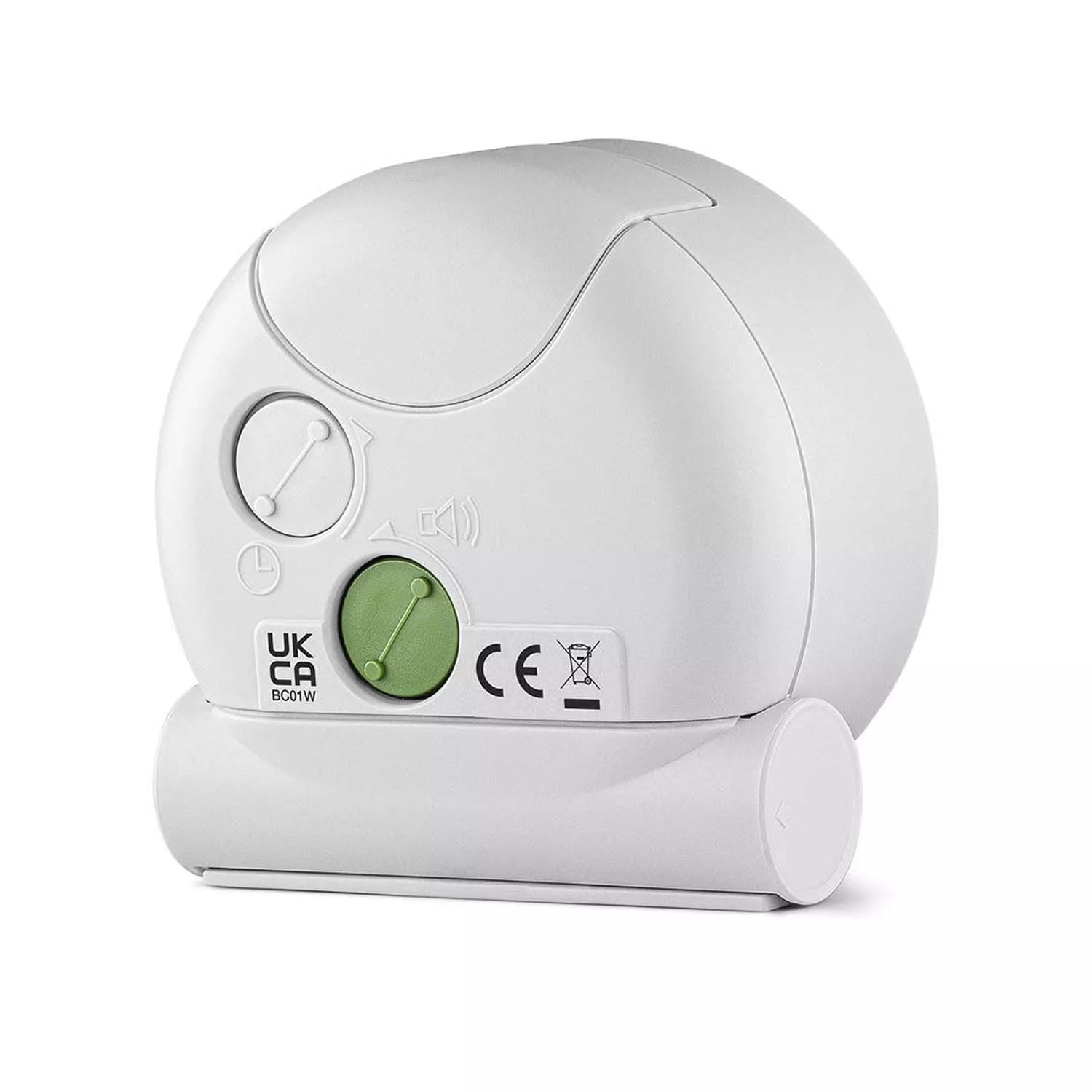 BRAUN VÆKKEUR HVID M/SNOOZE FUNKTION