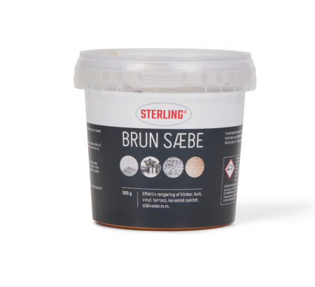 STERLING BRUN SÆBE GEL 500 GR.