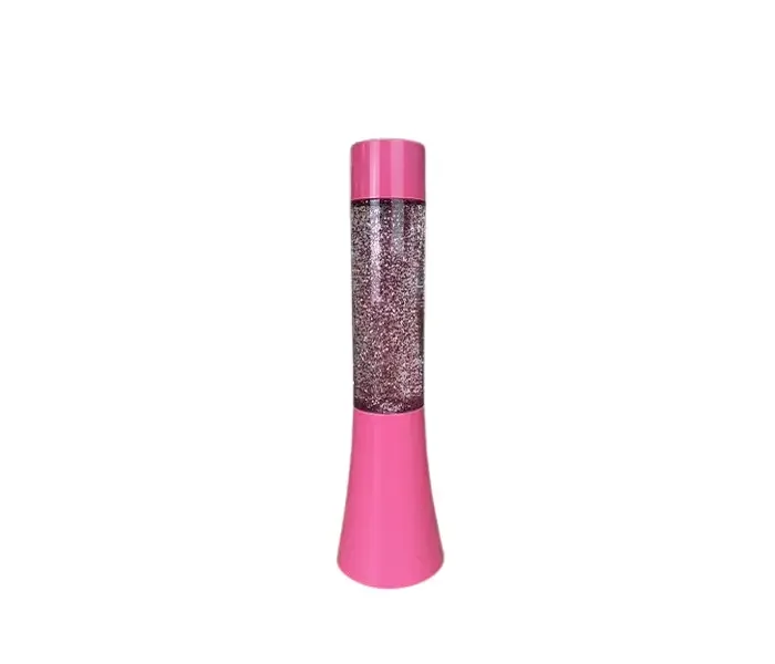 CONZEPT GLITTERLAMPE PINK 32 CM T/BATTERI