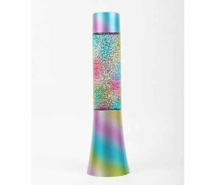 CZ GLITTERLAMPE RAINBOW 32 CM T/BATTERI