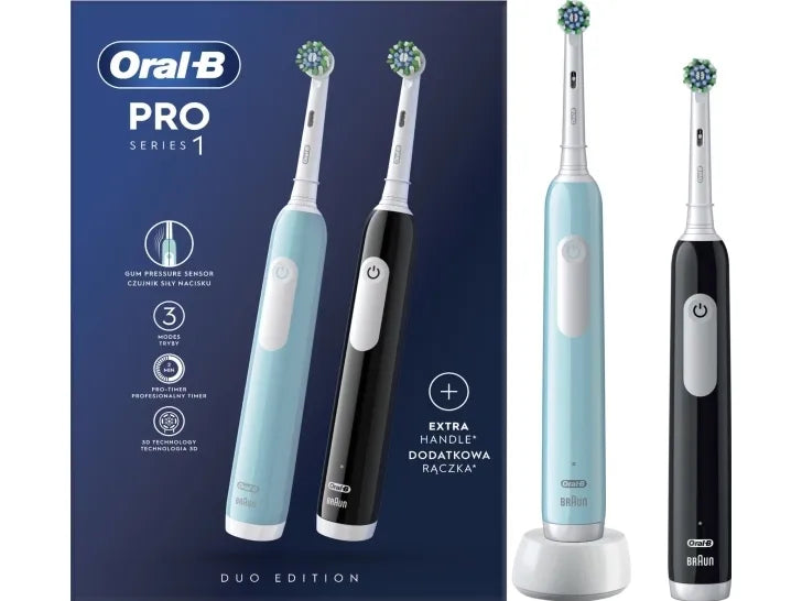 ORAL-B TANDBØRSTE PRO1 2-PAK