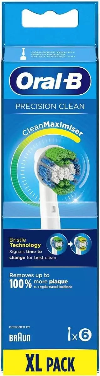 ORAL-B HOVED PREC 6-P HVID