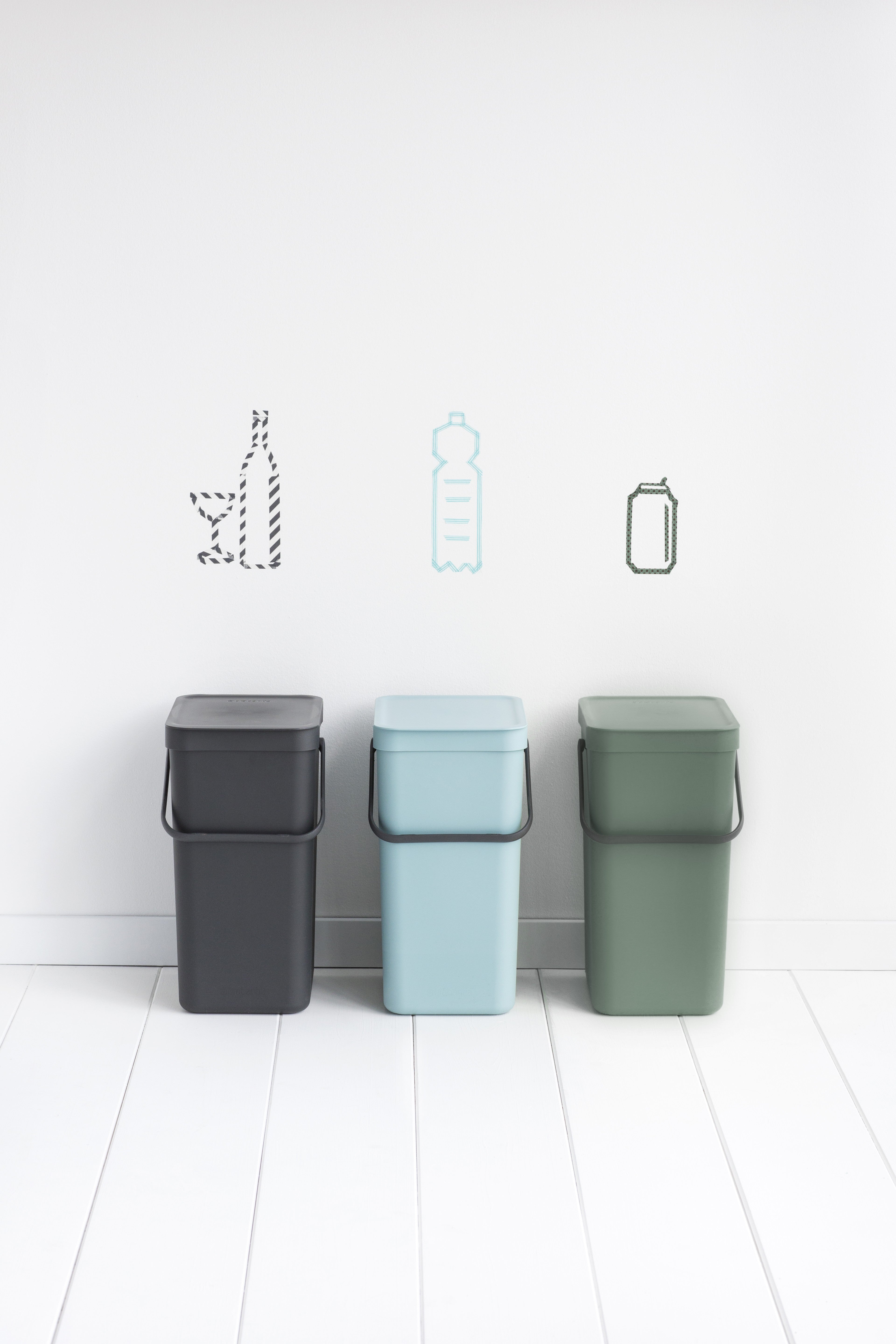 BRABANTIA AFFALDSSPAND 12 LTR GRØN