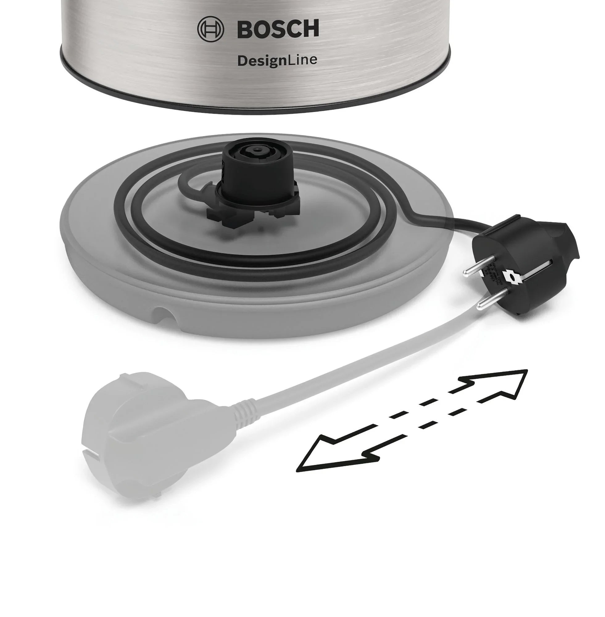 BOSCH EL-KEDEL STÅL 1,7L