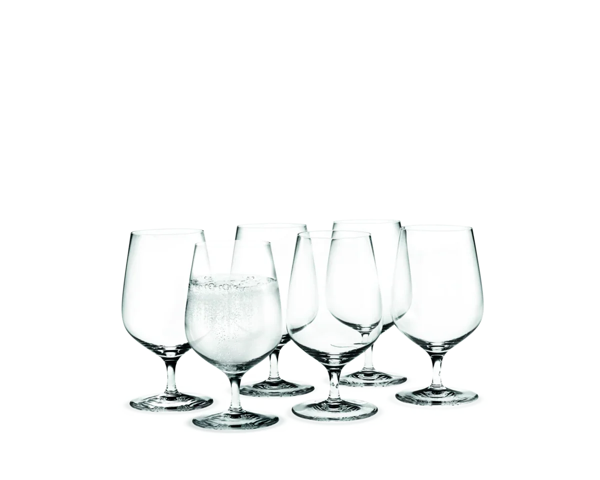 HOLMEGAARD CABERNET VANDGLAS PÅ FOD 6-PAK 36 CL